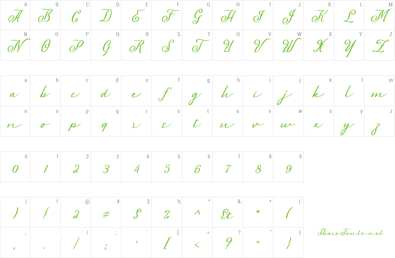 Font Arnette preview